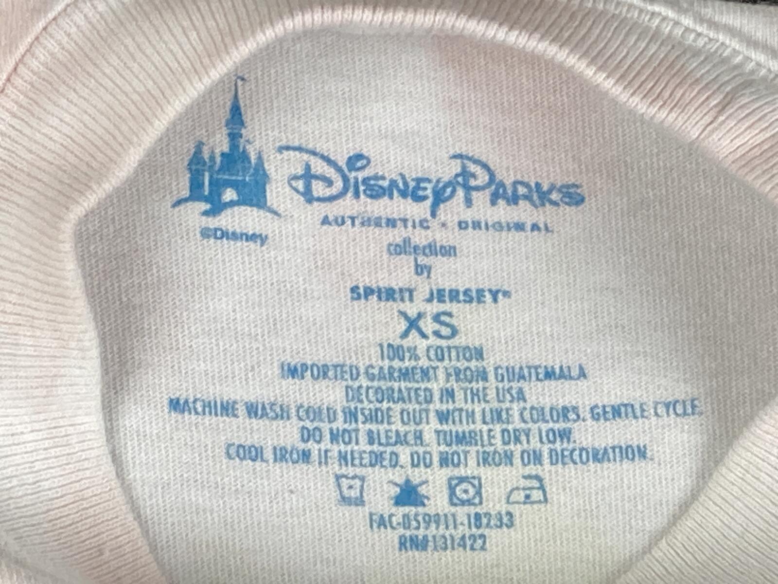 Disney Parks Sweatshirt Disneyland Resort Tie Dye Women's Pastel Glitter Sz XS