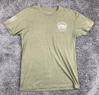 Bunker 27 Men's USAF Aircraft Maintenance T-Shirt Flight Line Warrior Green Sz M