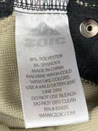 Zoic Mens Mountain Bike Shorts Tan Stretch Waist Zip Pockets Size L