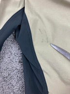 Zoic Mens Mountain Bike Shorts Tan Stretch Waist Zip Pockets Size L