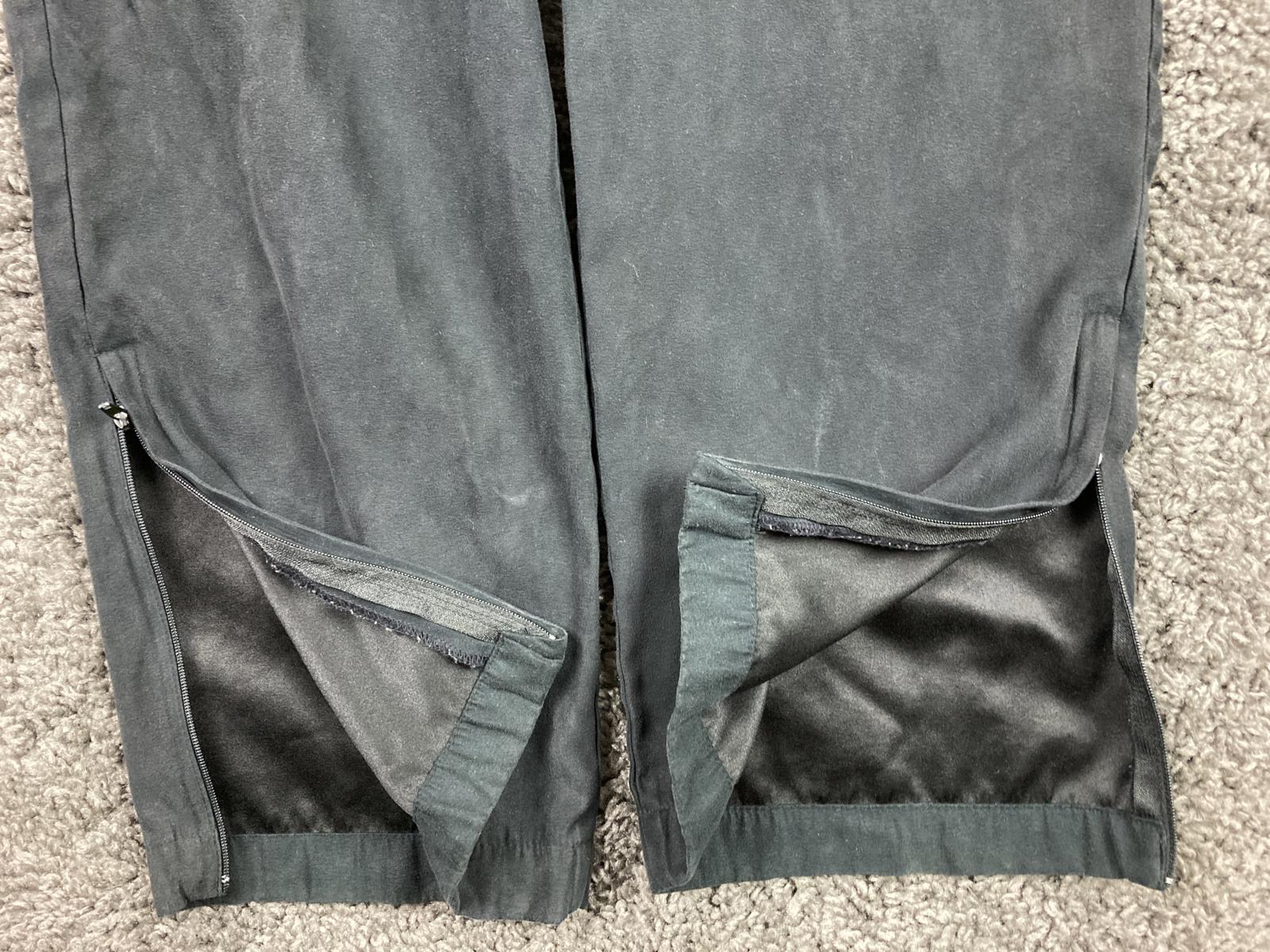 Jamie Sadock Lined Golf Pants Womens Size M Black Ankle Zip Vents