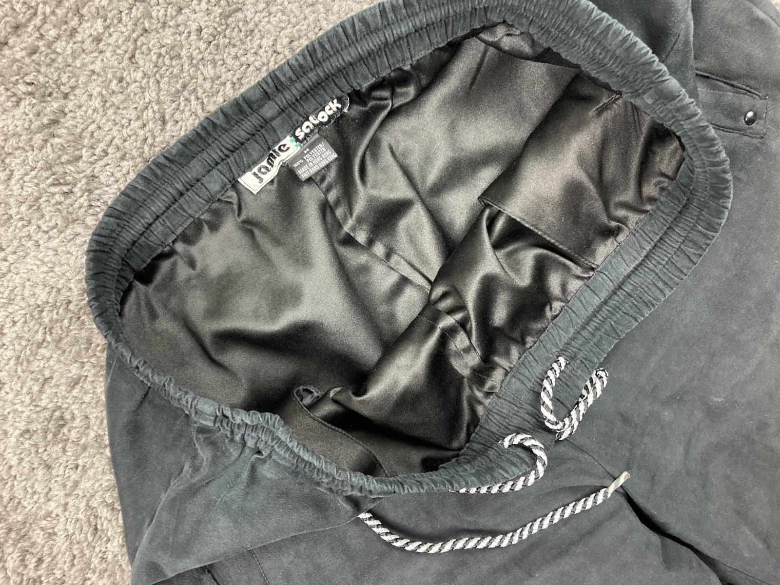 Jamie Sadock Lined Golf Pants Womens Size M Black Ankle Zip Vents
