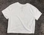 Ford Bronco Graphic T-Shirt Womens White Pink Sunset Retro Hybrid Boxy Tee Sz L