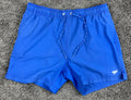 Speedo Men's Blue Volley Lined Swim Trunks 5.5" Inseam Board Shorts Pockets L