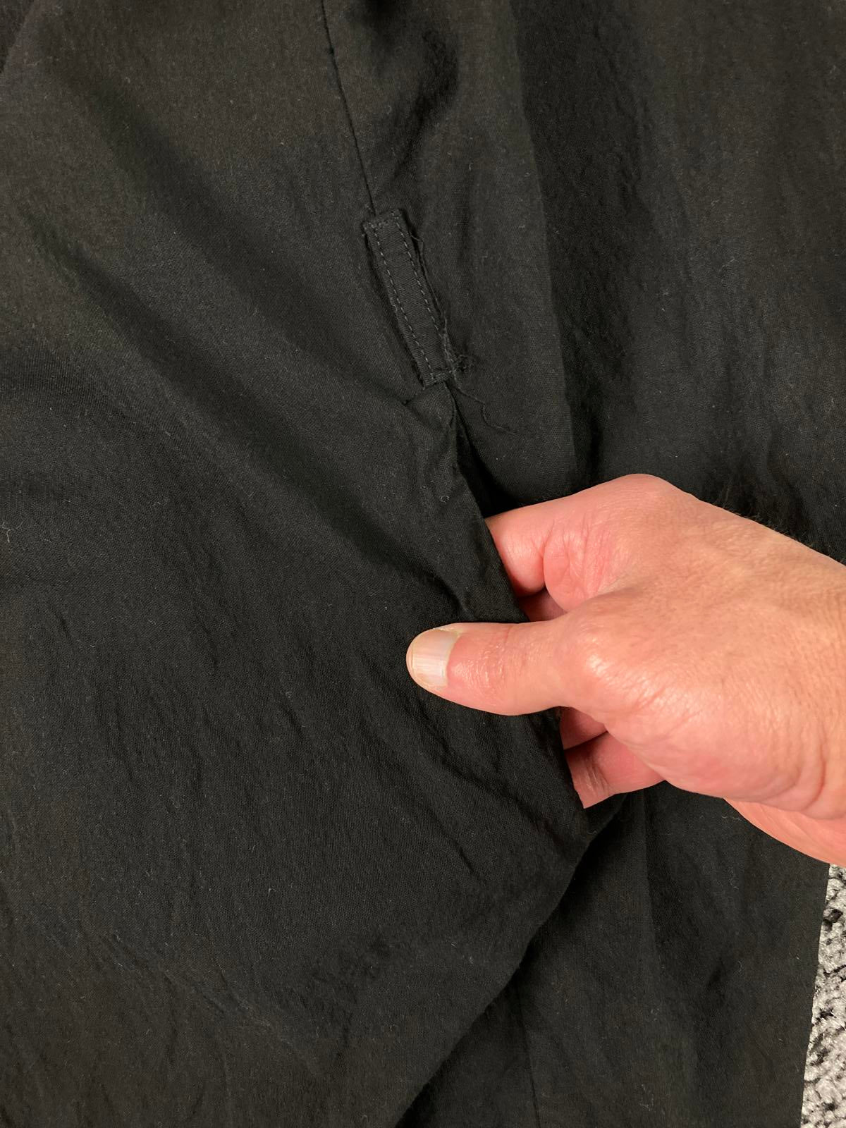 JM by Shelli Segal Fringed Open Front Cardigan Hoodie Black Medium