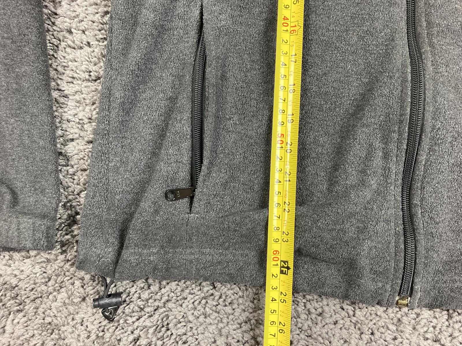 Columbia Mens Steens Mountain Full Zip Fleece Jacket Gray Charcoal Sz M