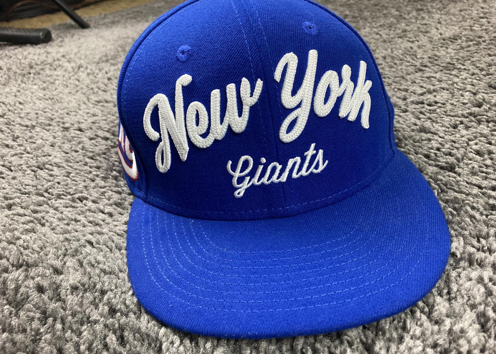 New Era 9FIFTY New York Giants Snapback Hat Blue NFL One Size