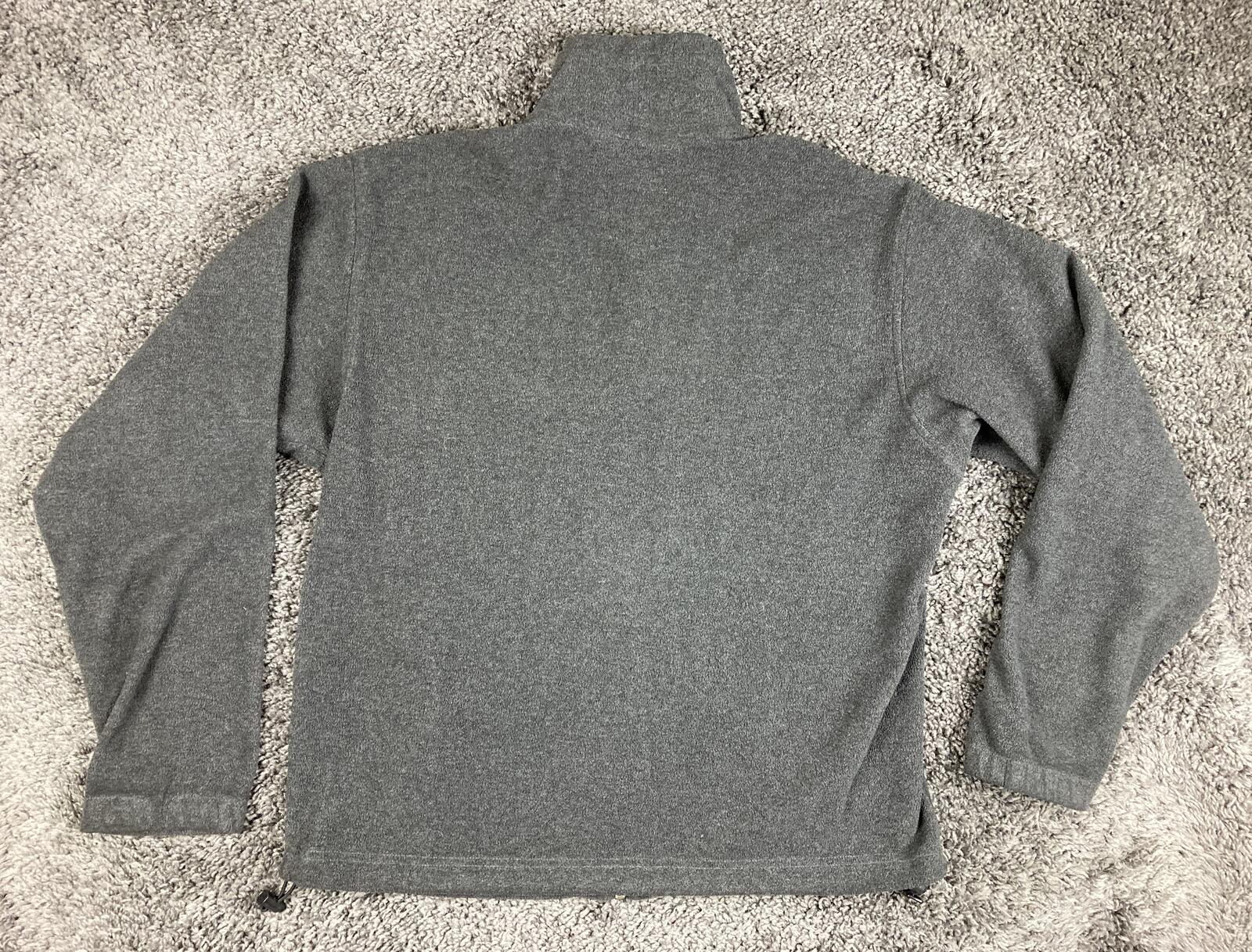 Columbia Mens Steens Mountain Full Zip Fleece Jacket Gray Charcoal Sz M