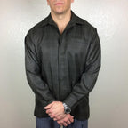 Steve Harvey Shirt Men's Celebrity Edition  Brown Plaid Sz M