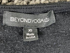 Beyond Yoga Women's Black Sleeveless Romper Drawstring Waist Pockets XS