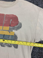Rip Curl T-Shirt Men's Beige Surf Logo Graphic Short Sleeve Tee Sz L