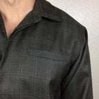 Steve Harvey Shirt Men's Celebrity Edition  Brown Plaid Sz M