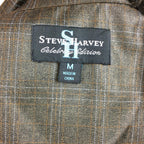 Steve Harvey Shirt Men's Celebrity Edition  Brown Plaid Sz M