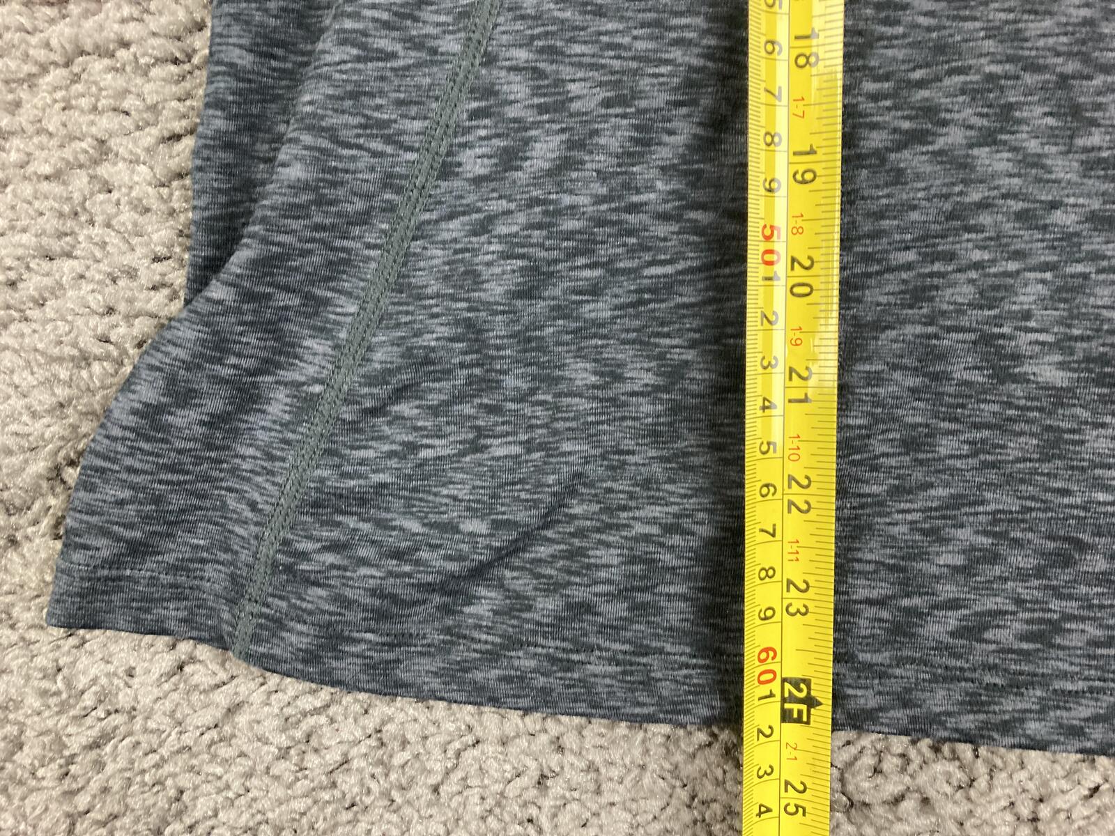 REI Co-op Womens Midweight Base Layer Top Gray Space Dye Lg Sleeve Thumbhole M