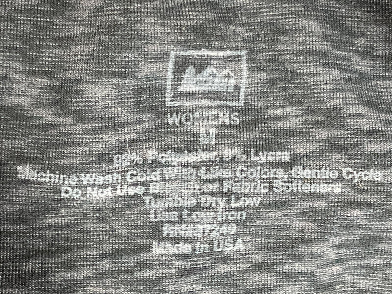 REI Co-op Womens Midweight Base Layer Top Gray Space Dye Lg Sleeve Thumbhole M