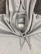 Nike Sportswear Hoodie Men's XL Gray Thumbholes Pullover Headphone Port