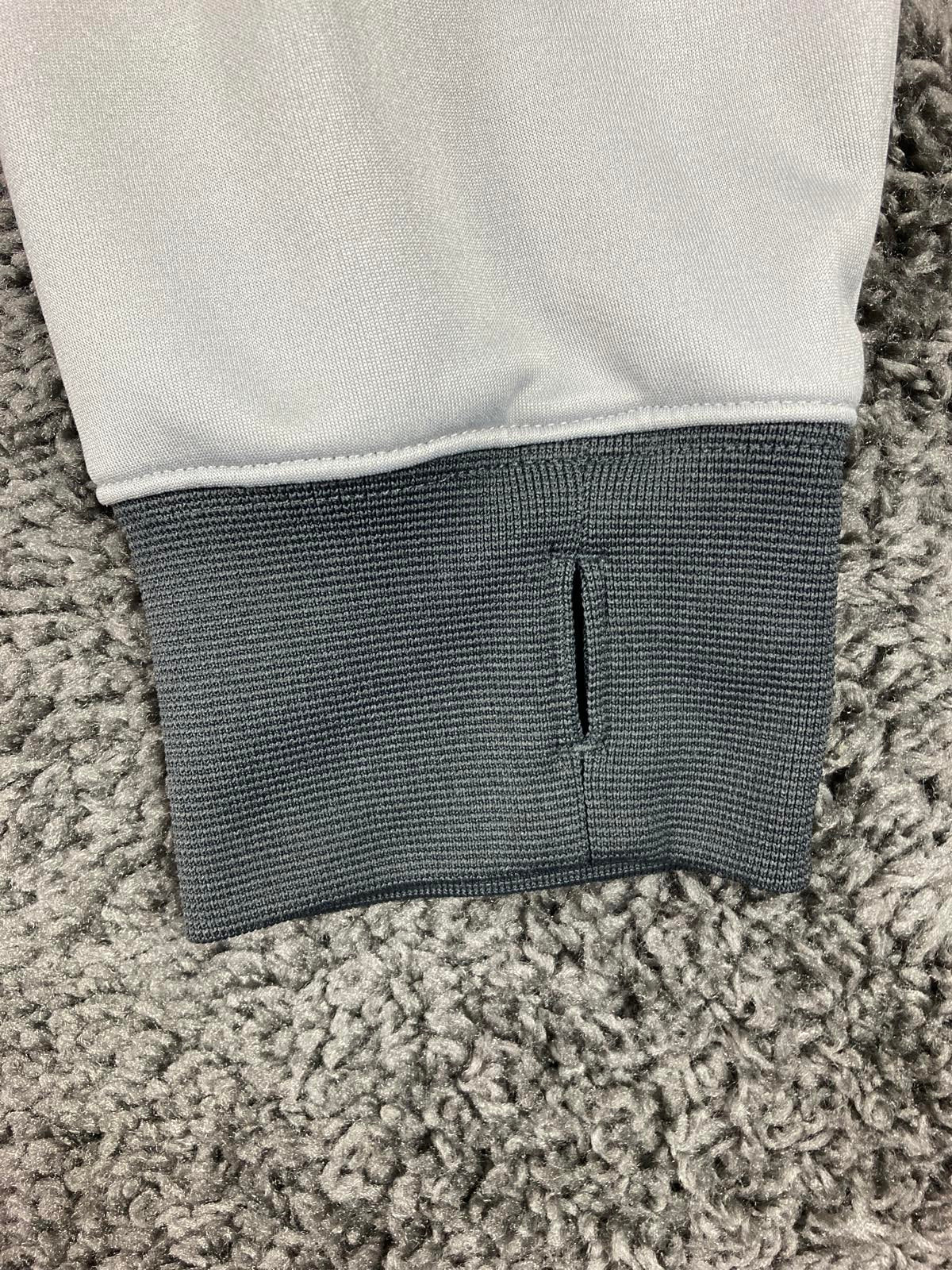 Nike Sportswear Hoodie Men's XL Gray Thumbholes Pullover Headphone Port