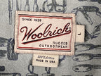 Vintage Woolrich Shirt Mens Made USA Cotton Camping Hiking Novelty Print Sz L