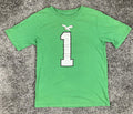 The Nike Tee Jalen Hurts #1 Eagles Youth L 14/16 Green T-Shirt