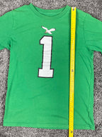 The Nike Tee Jalen Hurts #1 Eagles Youth L 14/16 Green T-Shirt