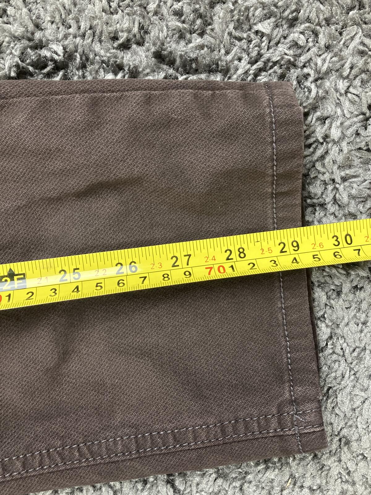 Halsey 44 Mens Pants Brown Cotton Stretch 5 Pocket Straight Leg Sz 32x30
