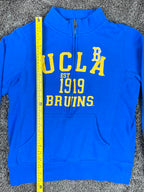 Rivalry Threads 91 UCLA Bruins Quarter Zip Sweatshirt Youth Sz Large 12/13 Blue
