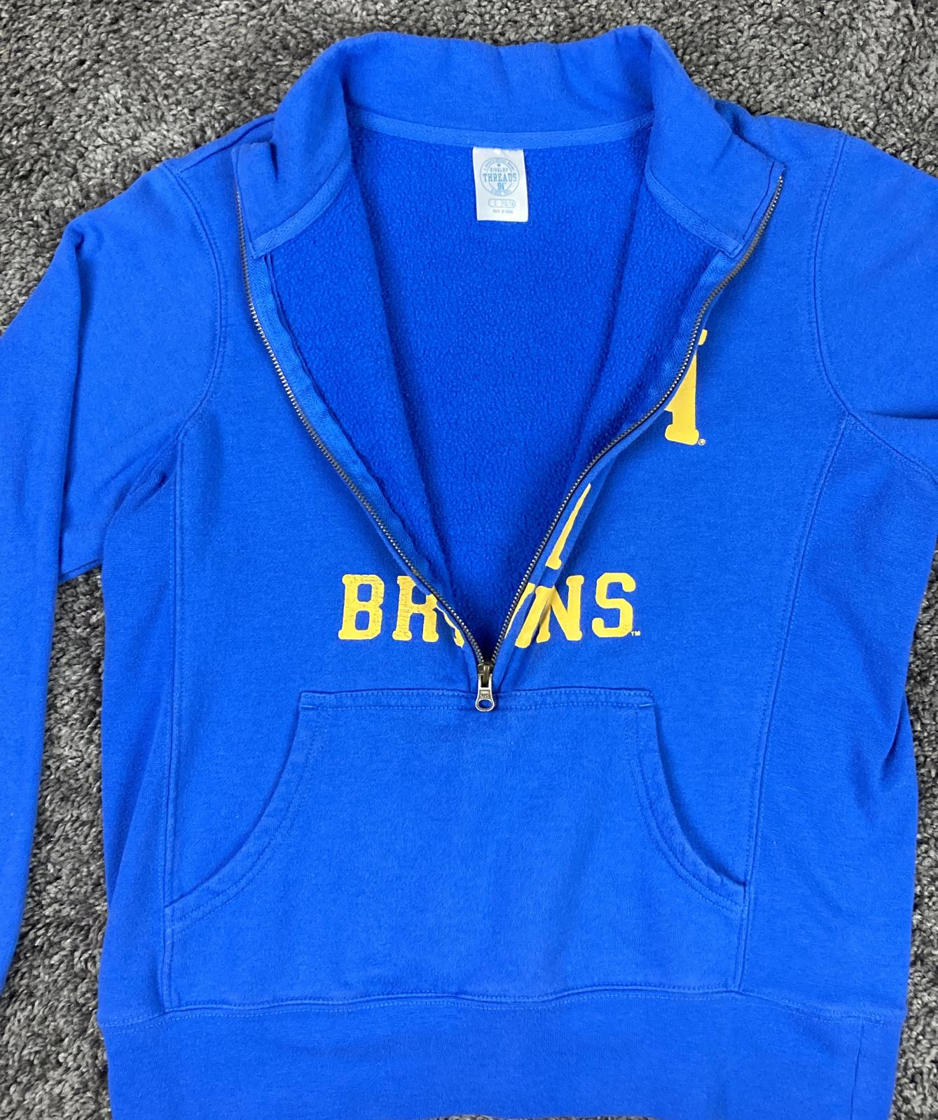 Rivalry Threads 91 UCLA Bruins Quarter Zip Sweatshirt Youth Sz Large 12/13 Blue