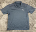 Cutter & Buck Minnesota Vikings NFL Polo Shirt Men's Gray Performance Golf Sz L