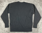 Glenbrae Spiral Merino Lambswool Sweater Mens Black Made in UK Golf Knit Sz M