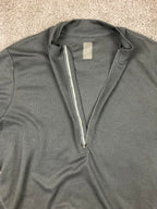 REI Co-op Pullover Quarter Zip Long Sleeve Performance Base Layer Black Size M