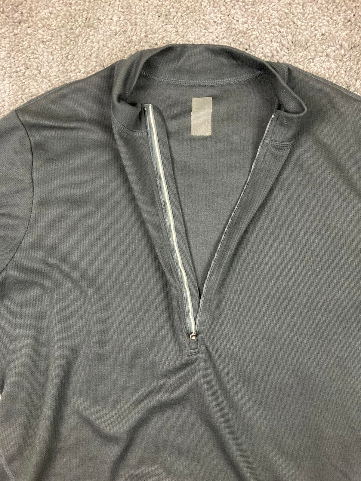 REI Co-op Pullover Quarter Zip Long Sleeve Performance Base Layer Black Size M