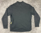 REI Co-op Pullover Quarter Zip Long Sleeve Performance Base Layer Black Size M