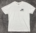 Ford Bronco Retro Ad Graphic T-Shirt Mens Large White