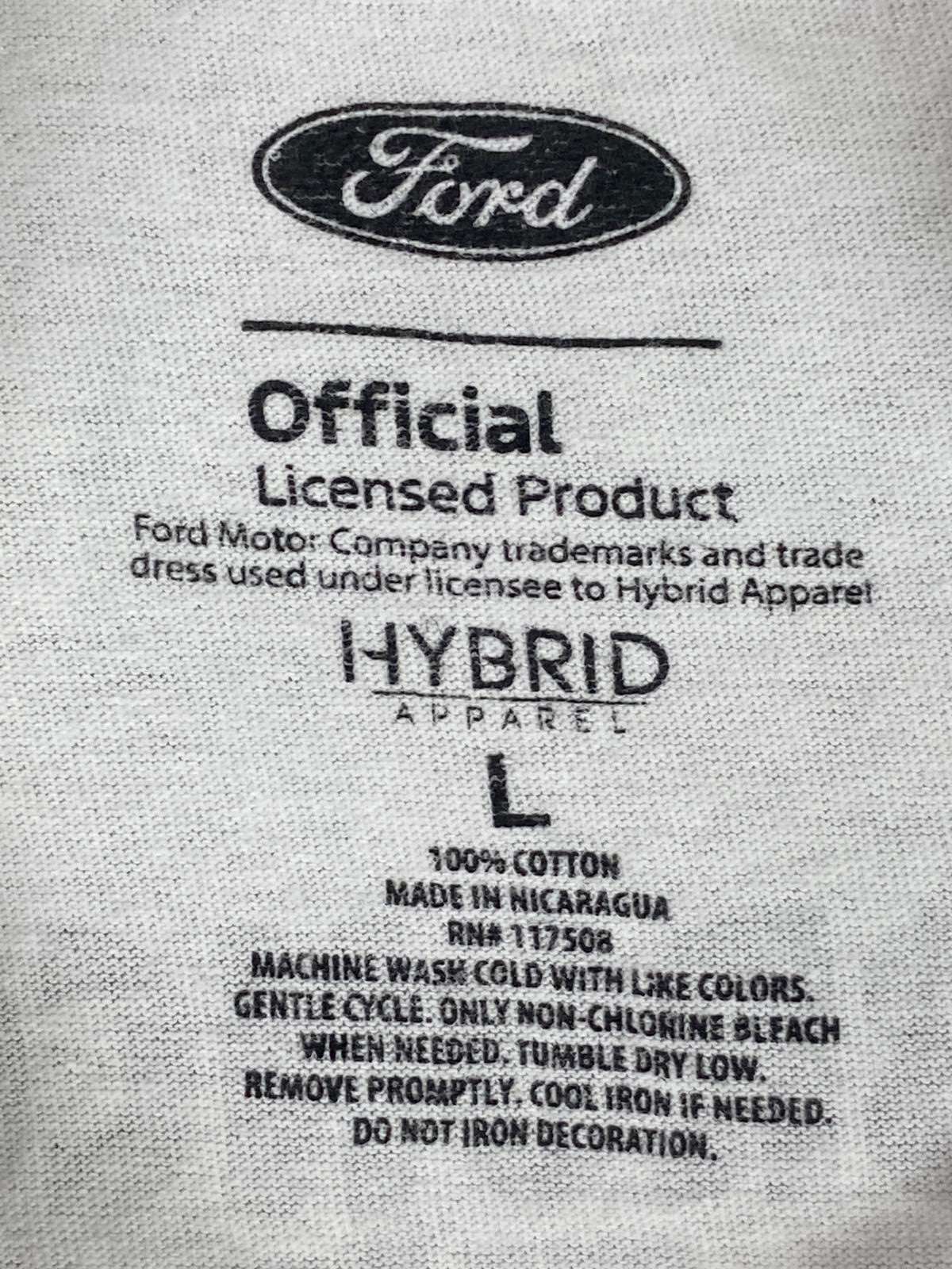 Ford Bronco Retro Ad Graphic T-Shirt Mens Large White
