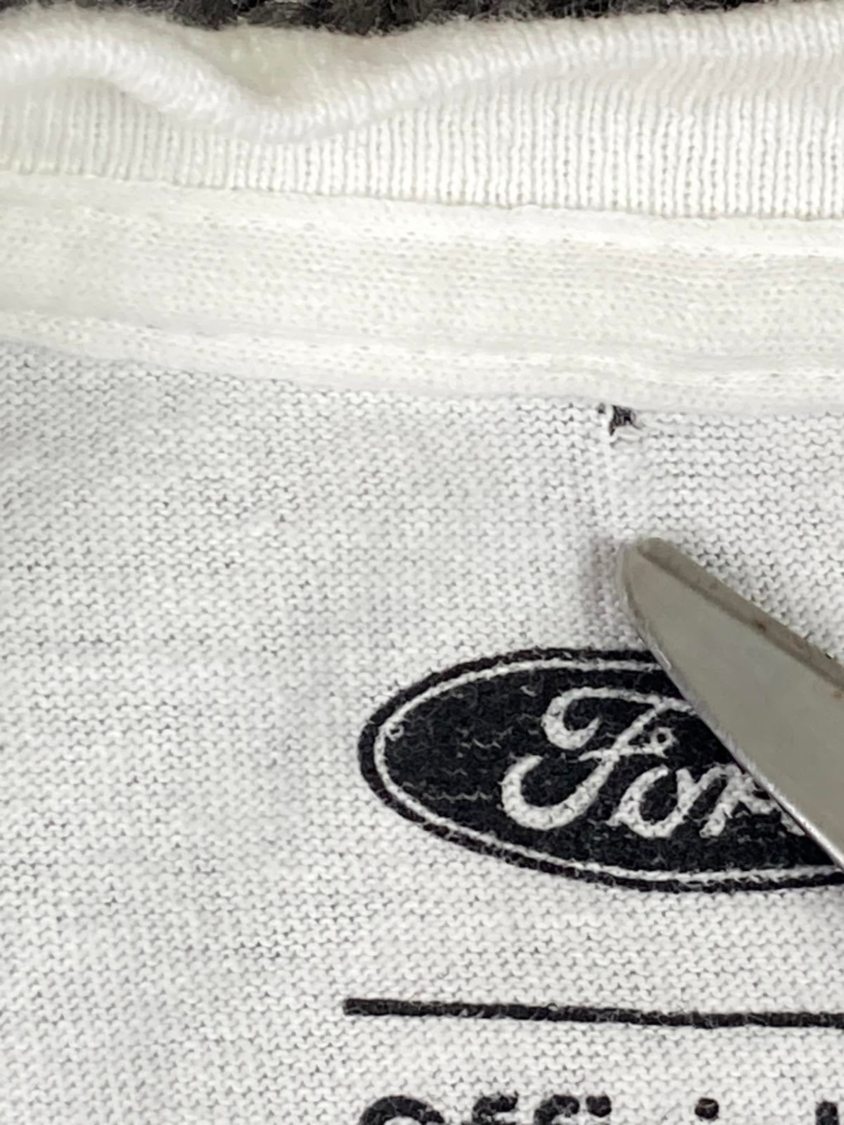 Ford Bronco Retro Ad Graphic T-Shirt Mens Large White