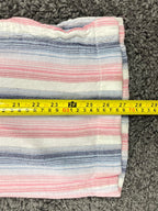 Bella Dahl Striped Linen Blend Drawstring Lounge Pants Womens Large