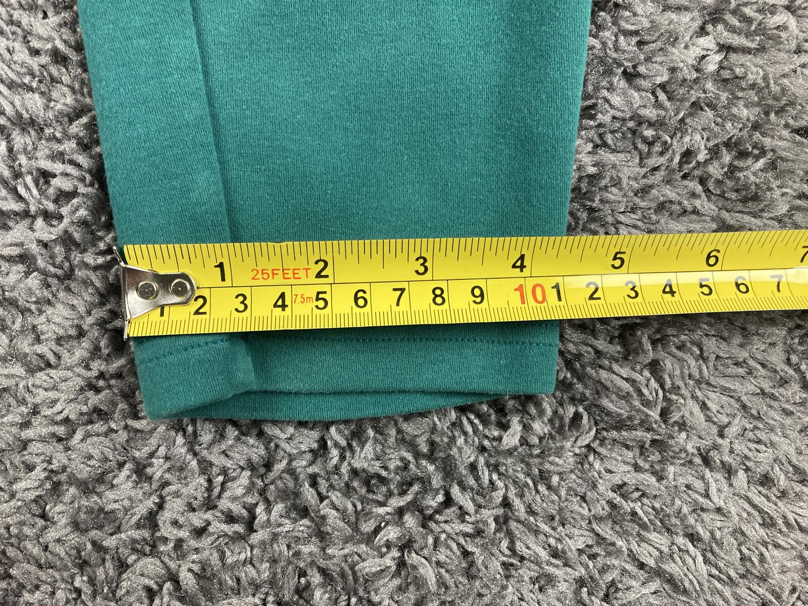 Alphalete Jogger Pants Mens Teal Green Zip Pockets Sz Medium