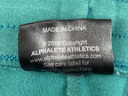 Alphalete Jogger Pants Mens Teal Green Zip Pockets Sz Medium