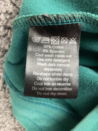 Alphalete Jogger Pants Mens Teal Green Zip Pockets Sz Medium