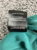 Alphalete Jogger Pants Mens Teal Green Zip Pockets Sz Medium