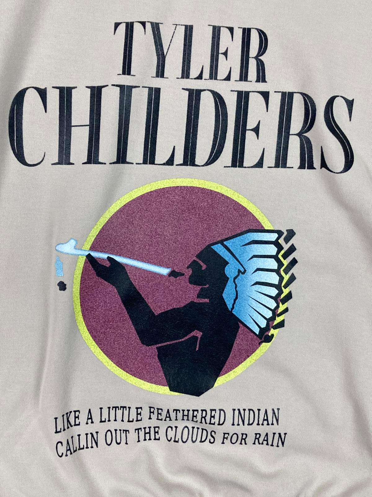 Tyler Childers Graphic Crewneck Sweatshirt Women's Size Medium Beige Pullover