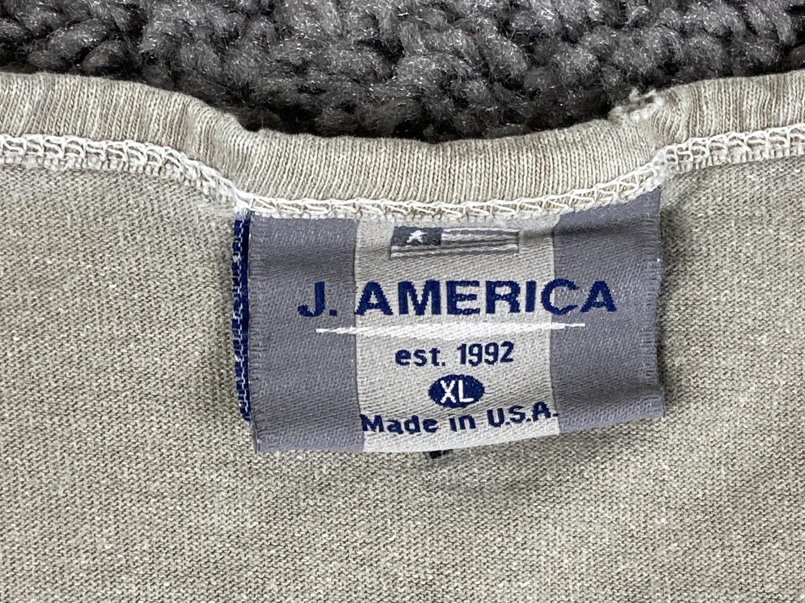 Vintage J America Alaska Tank Top Mens Beige Cotton Made in USA Sz XL