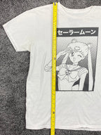Sailor Moon Manga Comic Panel Graphic T Shirt Mens Large White Japanese Anime