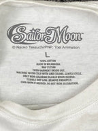 Sailor Moon Manga Comic Panel Graphic T Shirt Mens Large White Japanese Anime