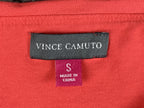 Vince Camuto Coral Tiered Ruffle Tank Top Blouse Sleeveless Career Party Sz S