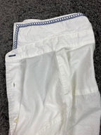 Ganesh Shirt Mens White Stretch Button Front Size XL