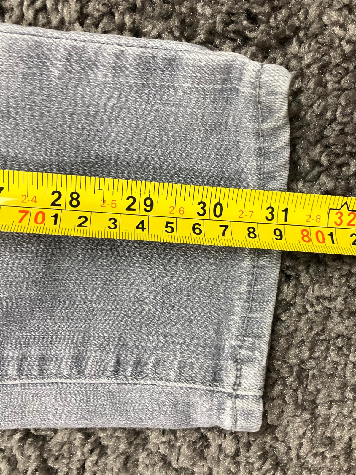 PAIGE Peg Skinny Jeans Women Size  27 Gray Stretch Denim