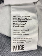 PAIGE Peg Skinny Jeans Women Size  27 Gray Stretch Denim