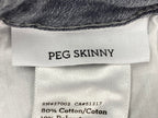 PAIGE Peg Skinny Jeans Women Size  27 Gray Stretch Denim