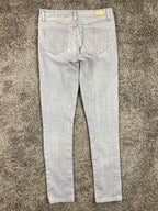 PAIGE Peg Skinny Jeans Women Size  27 Gray Stretch Denim